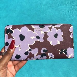 Cameron Wildflower Bouquet Continental Wallet